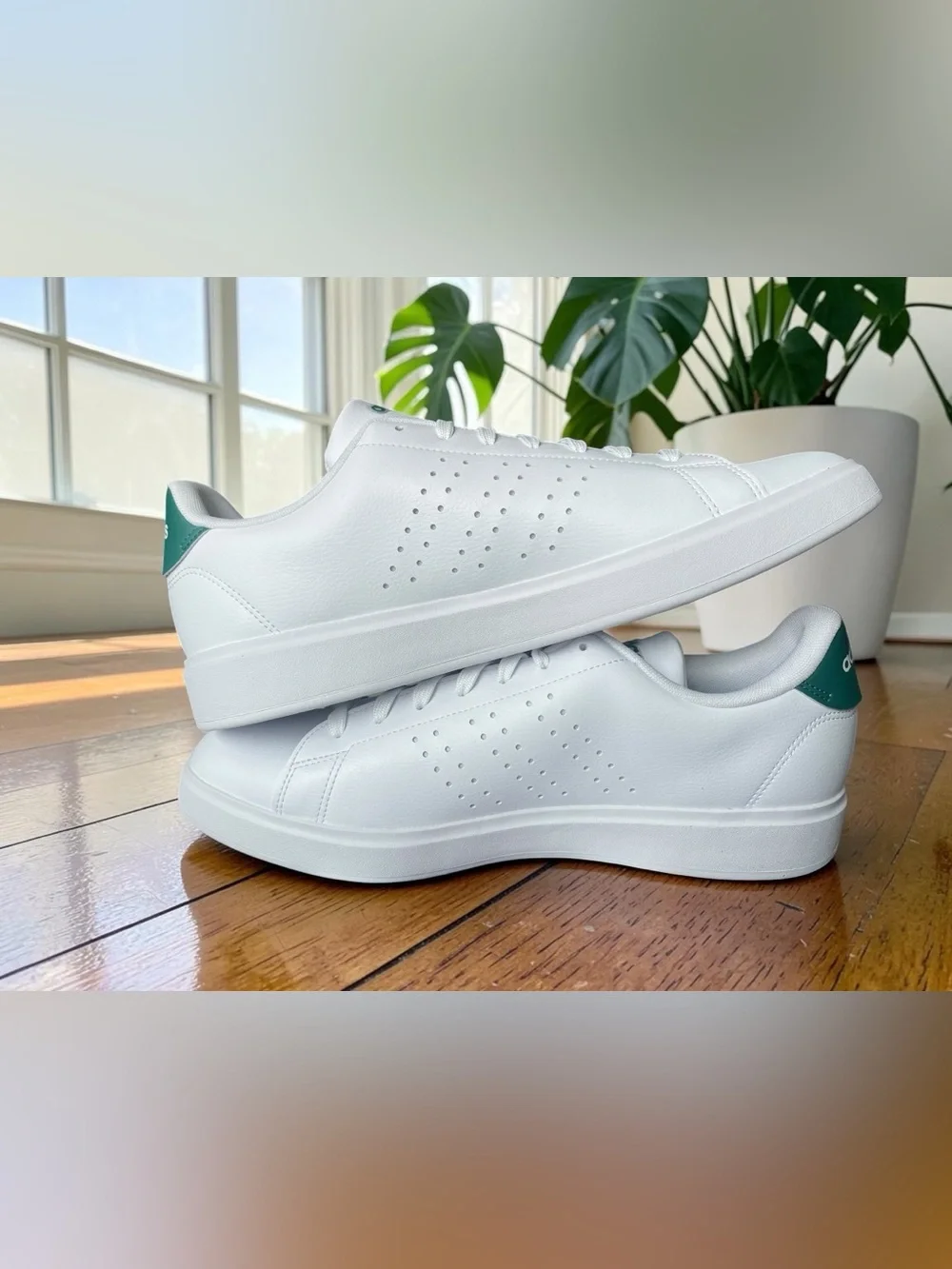 adidas clean white